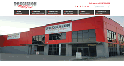 Desktop Screenshot of precisionmetalgroup.com